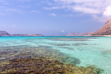 Turquoise lagoons surrounded by mountains