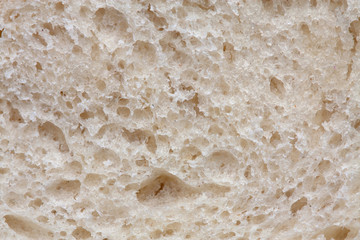 Texture from white bread as a background for your project, macro