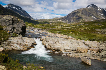 Norwegian waterfall