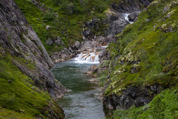 Norwegian waterfall