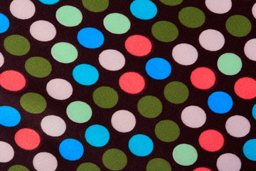 fabric with polka dots