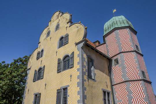 Historical building Ledenhof in the center of Osnabruck