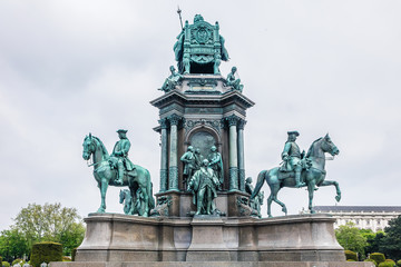 Obraz premium Maria Theresia Monument (1888). Vienna, Austria.