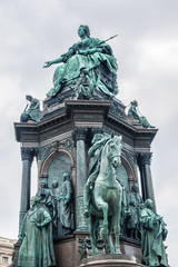 Obraz premium Maria Theresia Monument (1888). Vienna, Austria.