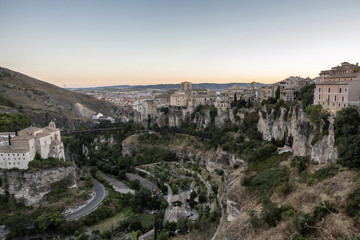 Fototapeta na wymiar view of medieval city Cuenca - Spain