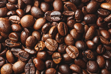 Coffee beans background