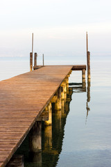 Naklejka premium Small harbor