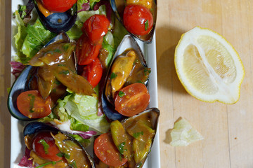 mussels baked