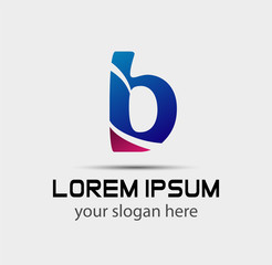 letter B logo icons design template elements vector signs
