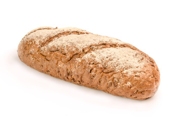 Bread on a white background
