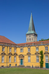 Fototapeta na wymiar Inner courtyard of the University of Osnabruck