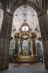 Inside the Cathedral of Cuenca, Chapel New of San Julián, Cuenca, Spain