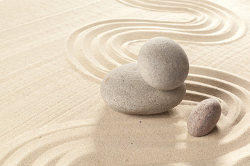 Fototapeta premium japanese garden zen stone