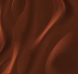 Chocolate abstract wave vector background