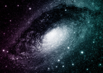 galaxy in a free space