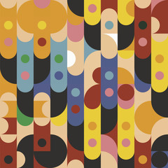 Pattern Abstract color circle seamless background