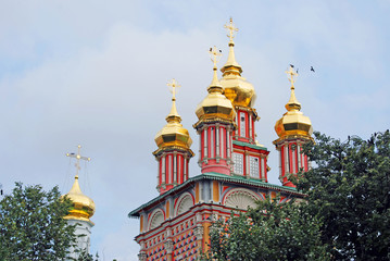 Fototapeta na wymiar Trinity Sergius Lavra in Russia. UNESCO World Heritage Site. Color photo.