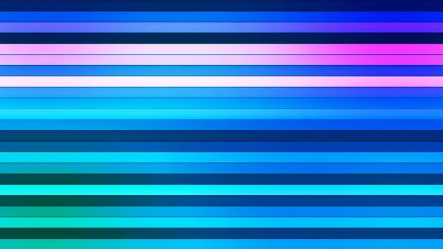 Broadcast Twinkling Horizontal Hi-Tech Bars, Multi Color, Abstract, Loopable, 4K