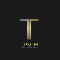 T letter logo