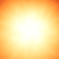 Sunbeam abstract orange pattern background