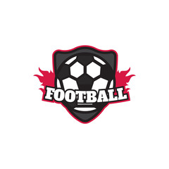 Obraz premium Soccer Football Badge Logo Design Template