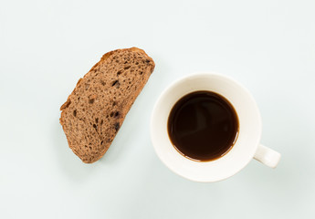 Coffee and bread