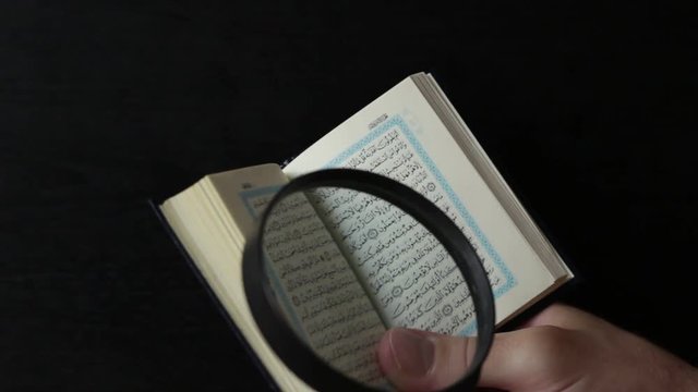 Holy Koran through the magnifying lens