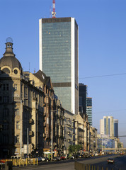 Panorama nowoczesnej Warszawy