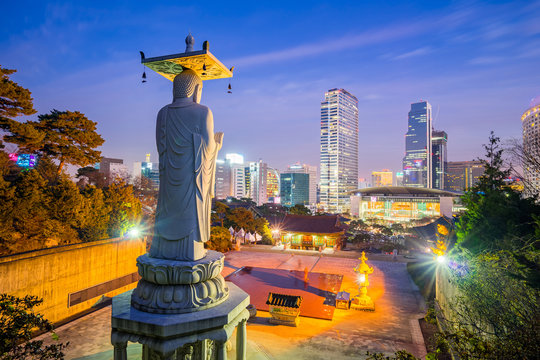 Bongeunsa Temple in Seoul, South Korea