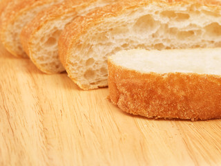 Sliced Ciabatta Bread