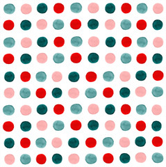 Abstract water color circle handpaint