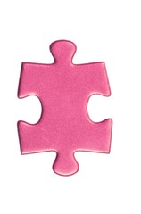 Obraz premium puzzle pieces on white background