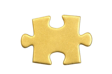 Obraz premium puzzle pieces on white background