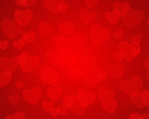 Valentines Hearts Background