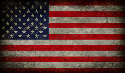 Grunge USA Flag