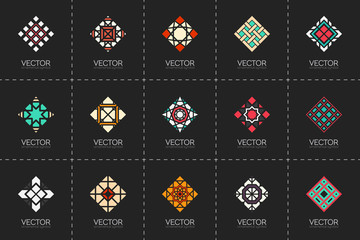 Vector geometric symbols