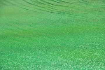 Shining blue water ripple background