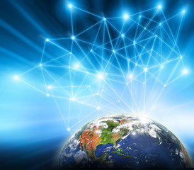 Best Internet Concept of global business from concepts series. Elements of this image furnished by NASA
