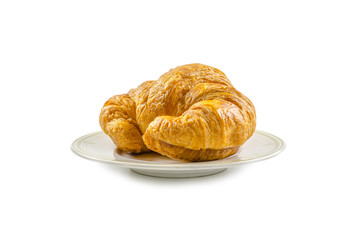 Croissants, isolate photo on white background