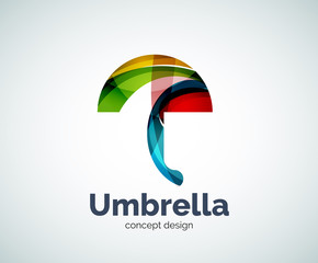 Vector umbrella logo template