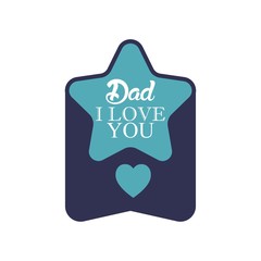 Fathers Day Label Badges & Stickers