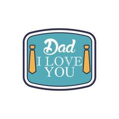 Fathers Day Label Badges & Stickers