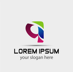 Fototapeta premium Letter Q logo icon design template elements 