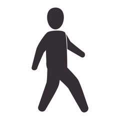 human man walking