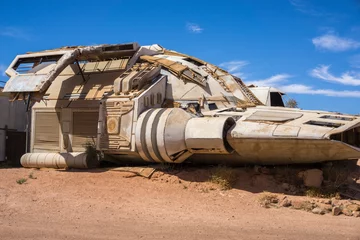 Wandaufkleber Spaceship in the desert, Coober Pedy, Australia © Torsten Pursche