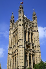 Fototapeta na wymiar Big Ben and the Palace of Westminster,