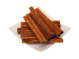 Корица на белом фоне #2