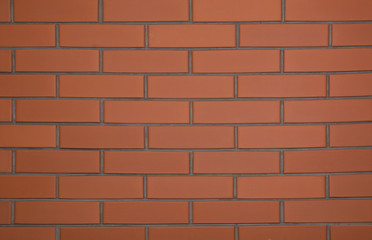 Background of new brick wall