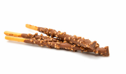 chocolate dipped biscuit sticks