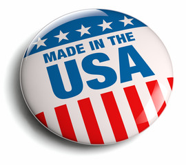 Made in USA American Badge